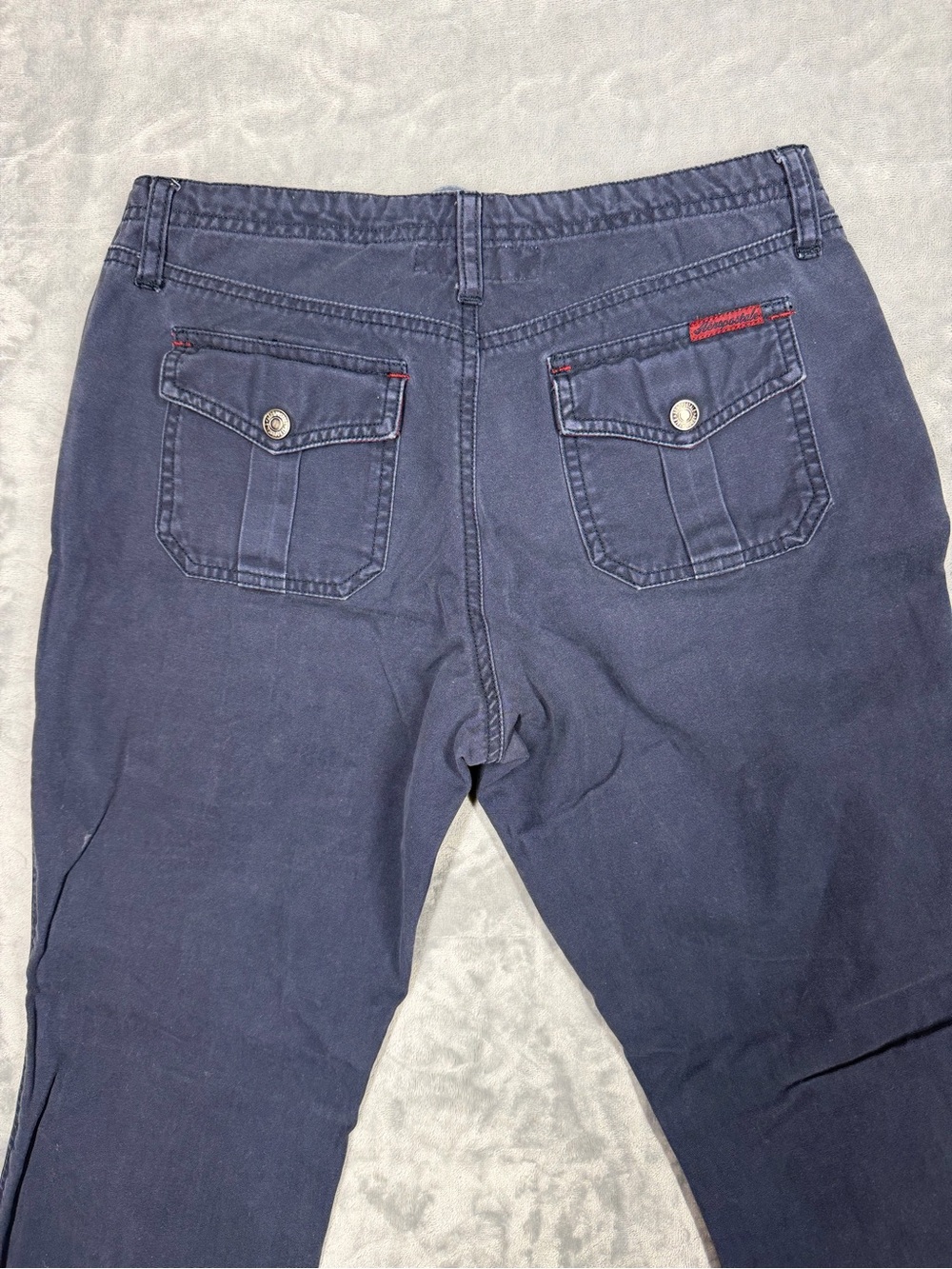 Aeropostale Y2K 100% Cotton Navy Bootcut Pants - Picture 6 of 10